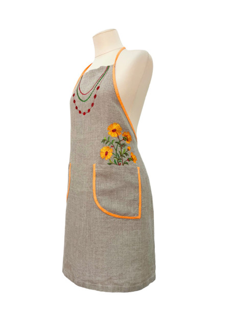 фартук Намисто.Чорнобрывци